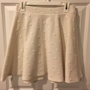 White Skater Skirt